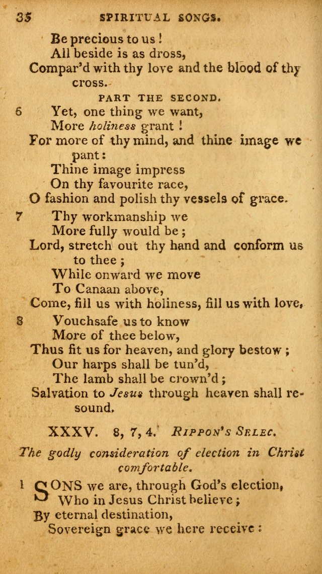 A Selection of Hymns and Spiritual Songs: designed (especially the former part) for the use of congregations as an appendix to Dr. Watt