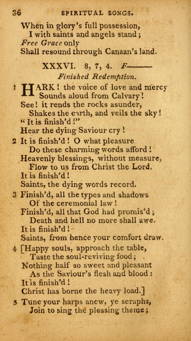 A Selection of Hymns and Spiritual Songs: designed (especially the former part) for the use of congregations as an appendix to Dr. Watt