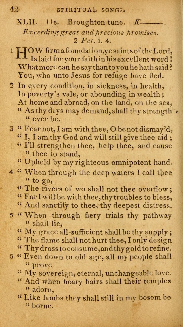 A Selection of Hymns and Spiritual Songs: designed (especially the former part) for the use of congregations as an appendix to Dr. Watt