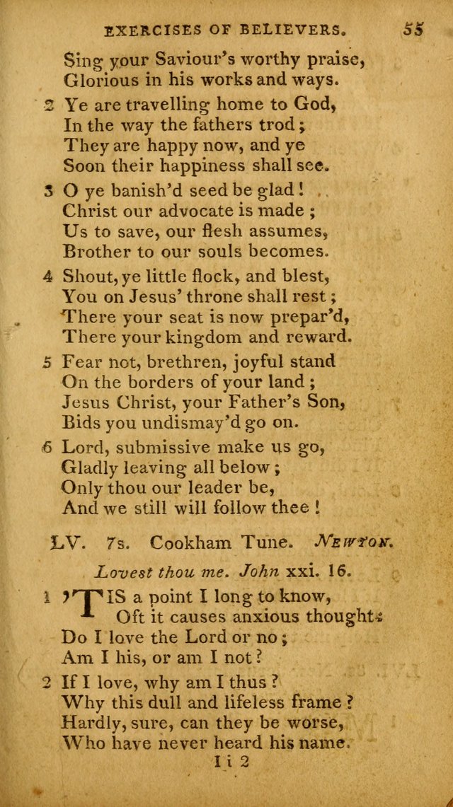 A Selection of Hymns and Spiritual Songs: designed (especially the former part) for the use of congregations as an appendix to Dr. Watt