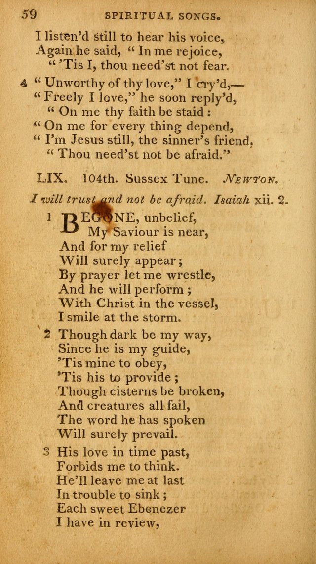 A Selection of Hymns and Spiritual Songs: designed (especially the former part) for the use of congregations as an appendix to Dr. Watt