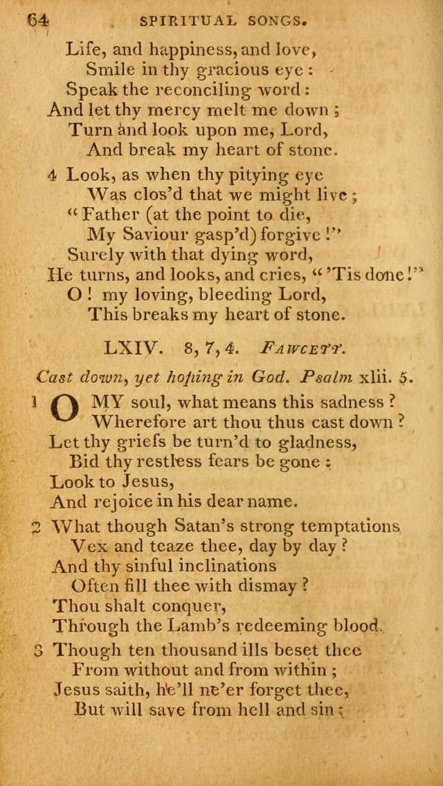 A Selection of Hymns and Spiritual Songs: designed (especially the former part) for the use of congregations as an appendix to Dr. Watt