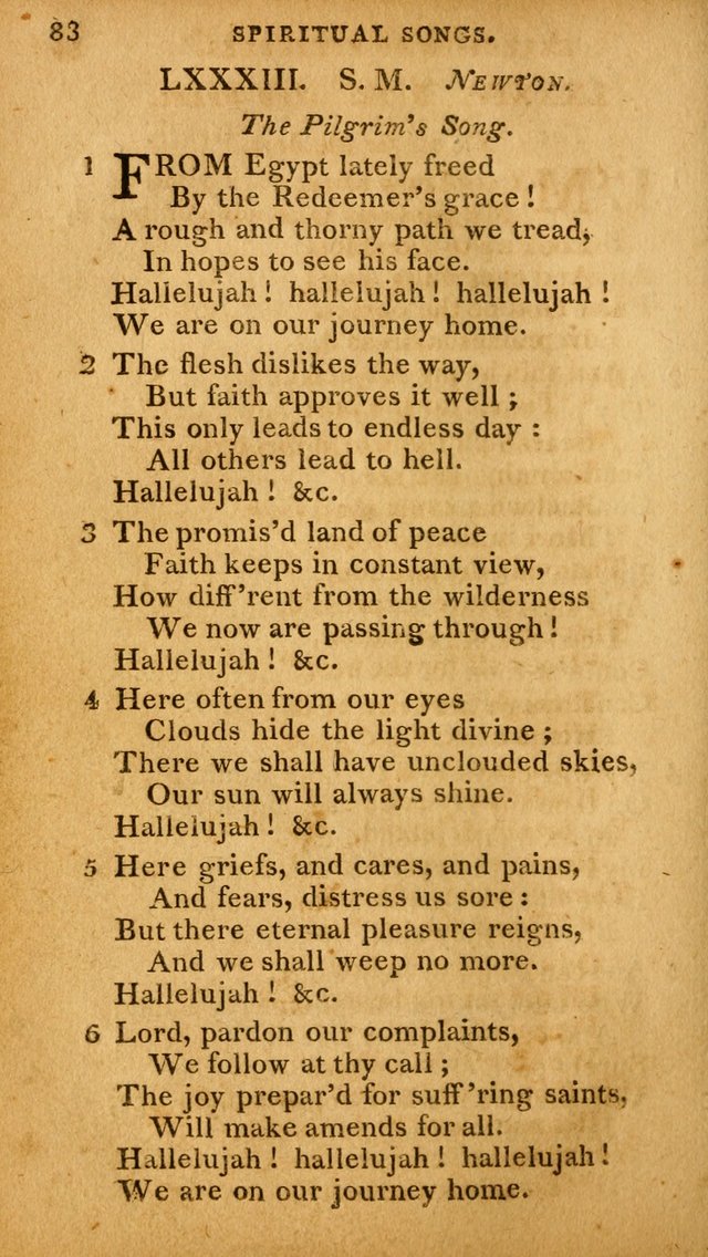 A Selection of Hymns and Spiritual Songs: designed (especially the former part) for the use of congregations as an appendix to Dr. Watt