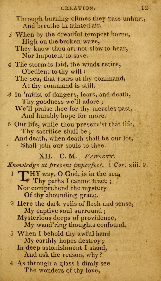 A Selection of Hymns and Spiritual Songs: designed (especially the former part) for the use of congregations as an appendix to Dr. Watt