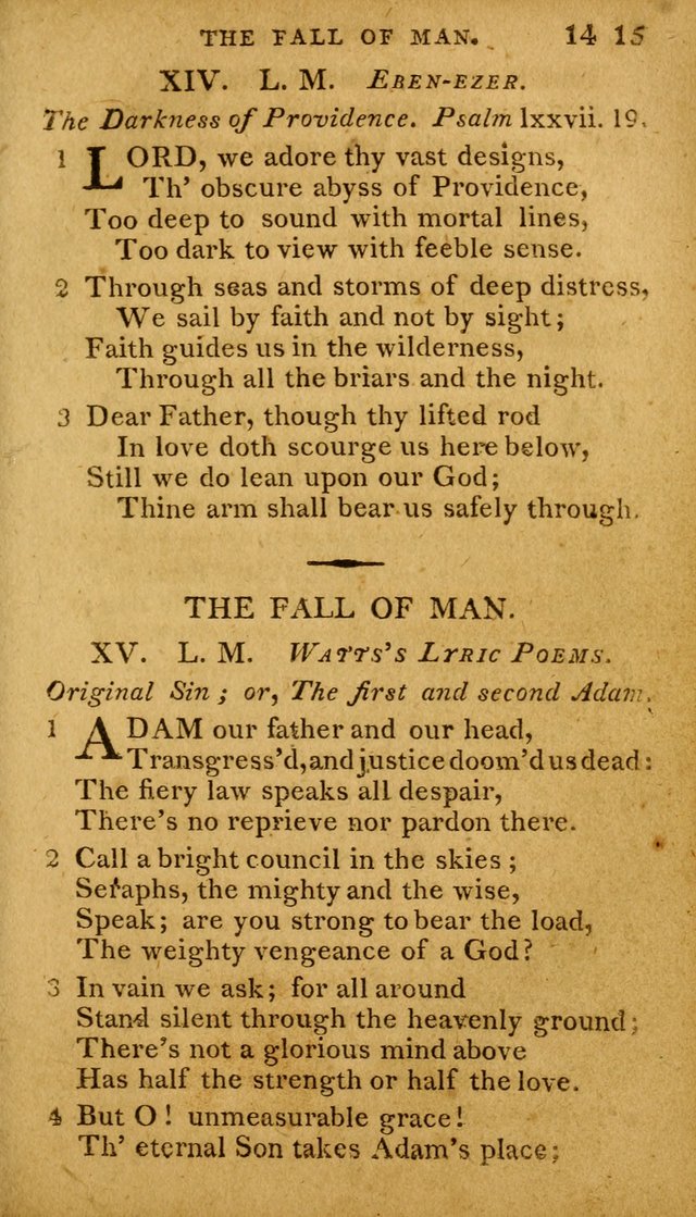 A Selection of Hymns and Spiritual Songs: designed (especially the former part) for the use of congregations as an appendix to Dr. Watt