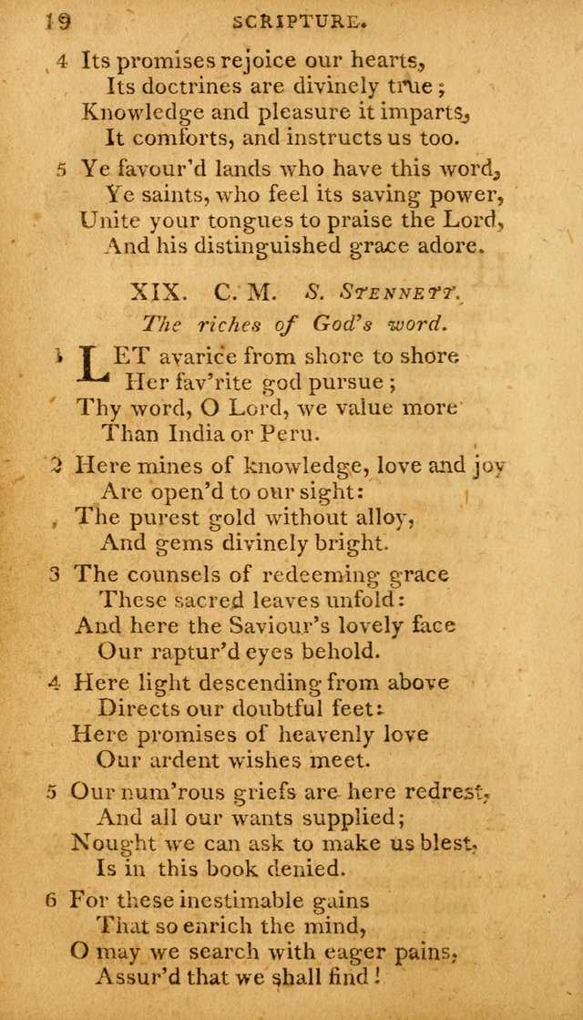 A Selection of Hymns and Spiritual Songs: designed (especially the former part) for the use of congregations as an appendix to Dr. Watt