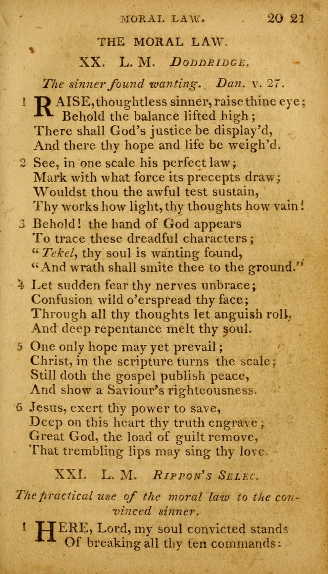 A Selection of Hymns and Spiritual Songs: designed (especially the former part) for the use of congregations as an appendix to Dr. Watt