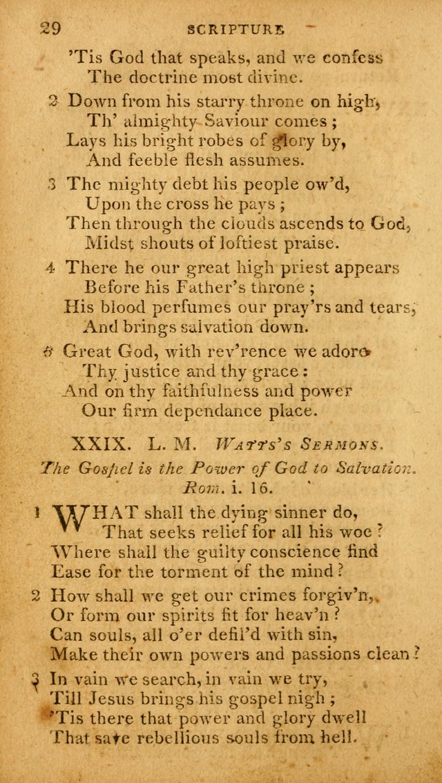 A Selection of Hymns and Spiritual Songs: designed (especially the former part) for the use of congregations as an appendix to Dr. Watt