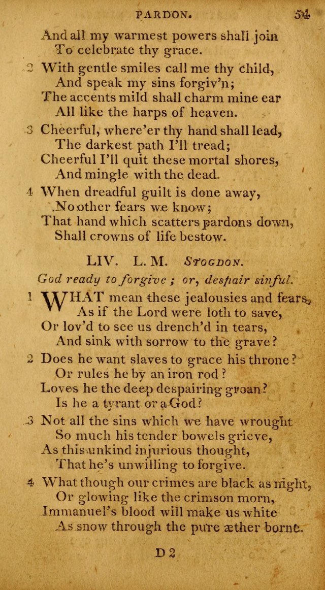 A Selection of Hymns and Spiritual Songs: designed (especially the former part) for the use of congregations as an appendix to Dr. Watt