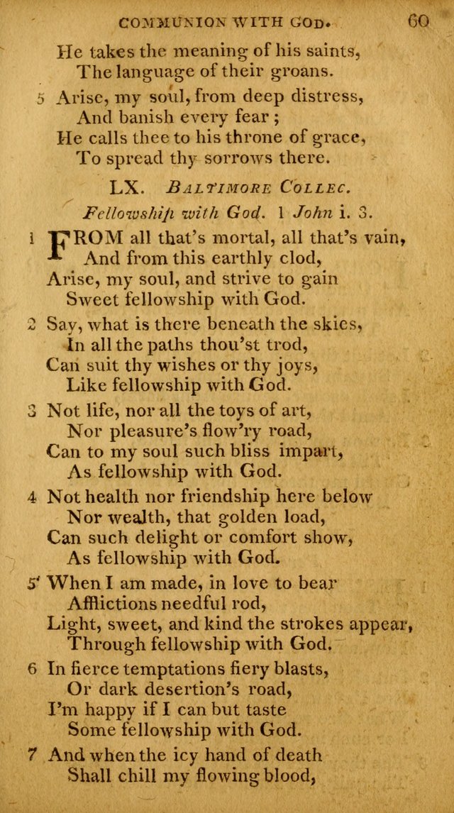 A Selection of Hymns and Spiritual Songs: designed (especially the former part) for the use of congregations as an appendix to Dr. Watt