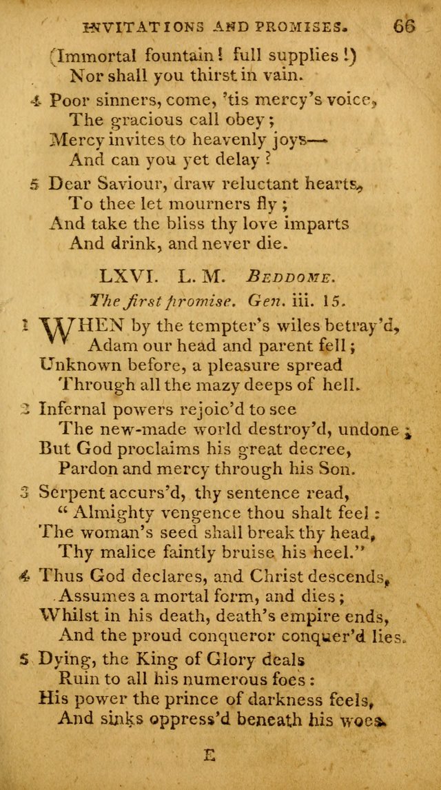 A Selection of Hymns and Spiritual Songs: designed (especially the former part) for the use of congregations as an appendix to Dr. Watt