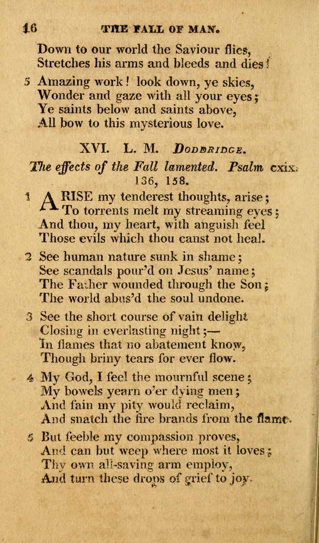 A Selection of Hymns and Spiritual Songs: in two parts, part I. containing the hymns; part II. containing the songs...(3rd ed. corr. and enl. by author) page 13