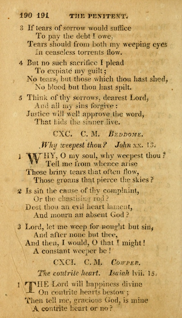 A Selection of Hymns and Spiritual Songs: in two parts, part I. containing the hymns; part II. containing the songs...(3rd ed. corr. and enl. by author) page 141