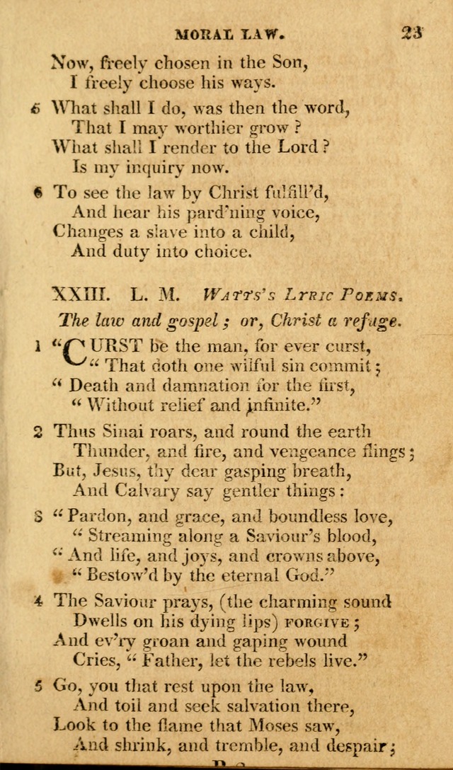 A Selection of Hymns and Spiritual Songs: in two parts, part I. containing the hymns; part II. containing the songs...(3rd ed. corr. and enl. by author) page 18