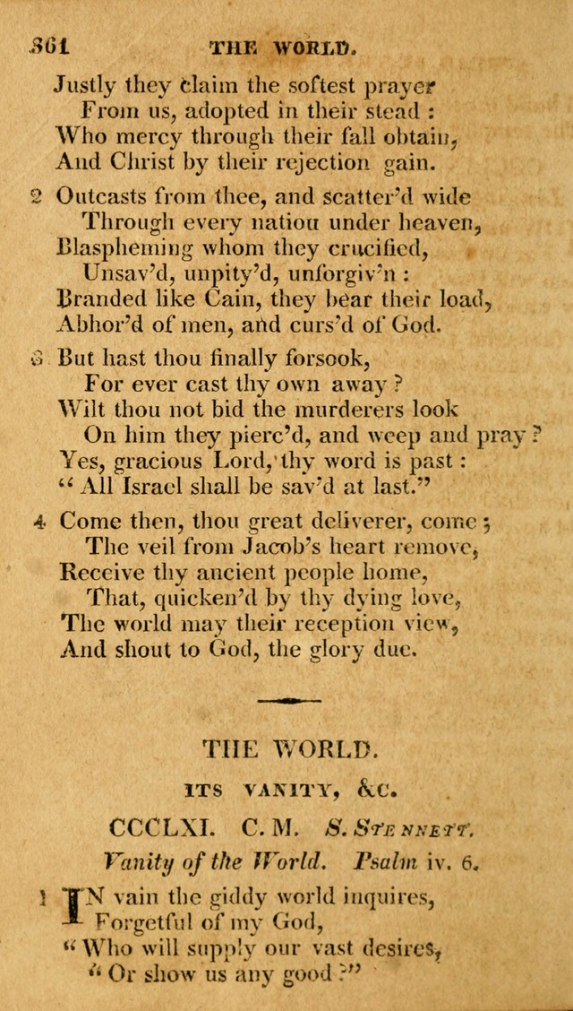 A Selection of Hymns and Spiritual Songs: in two parts, part I. containing the hymns; part II. containing the songs...(3rd ed. corr. and enl. by author) page 263