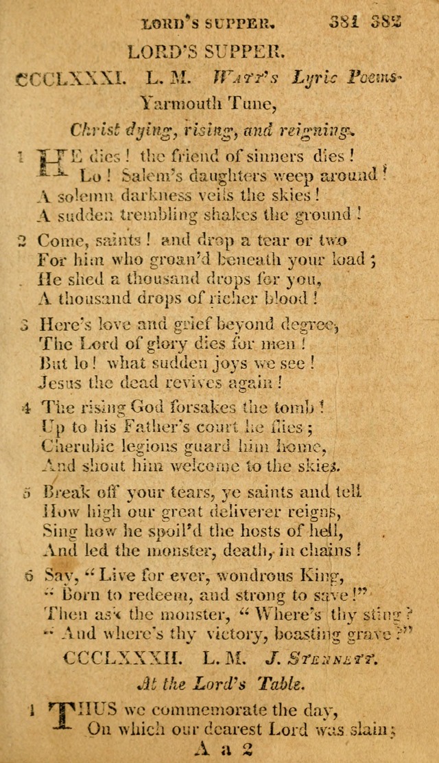 A Selection of Hymns and Spiritual Songs: in two parts, part I. containing the hymns; part II. containing the songs...(3rd ed. corr. and enl. by author) page 278