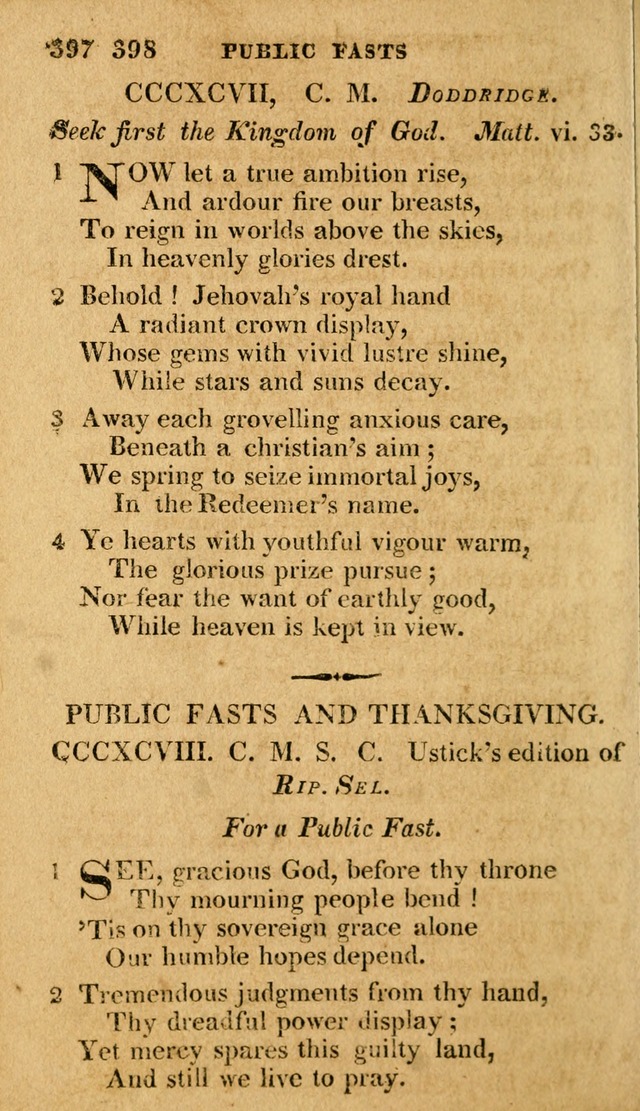 A Selection of Hymns and Spiritual Songs: in two parts, part I. containing the hymns; part II. containing the songs...(3rd ed. corr. and enl. by author) page 291