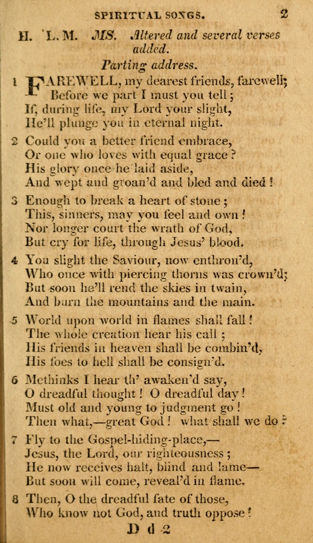 A Selection of Hymns and Spiritual Songs: in two parts, part I. containing the hymns; part II. containing the songs...(3rd ed. corr. and enl. by author) page 314