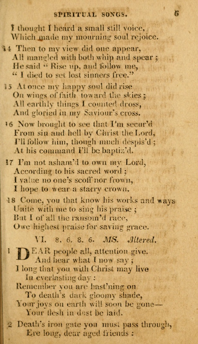 A Selection of Hymns and Spiritual Songs: in two parts, part I. containing the hymns; part II. containing the songs...(3rd ed. corr. and enl. by author) page 320