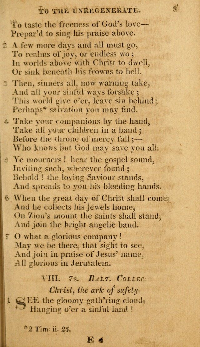 A Selection of Hymns and Spiritual Songs: in two parts, part I. containing the hymns; part II. containing the songs...(3rd ed. corr. and enl. by author) page 322