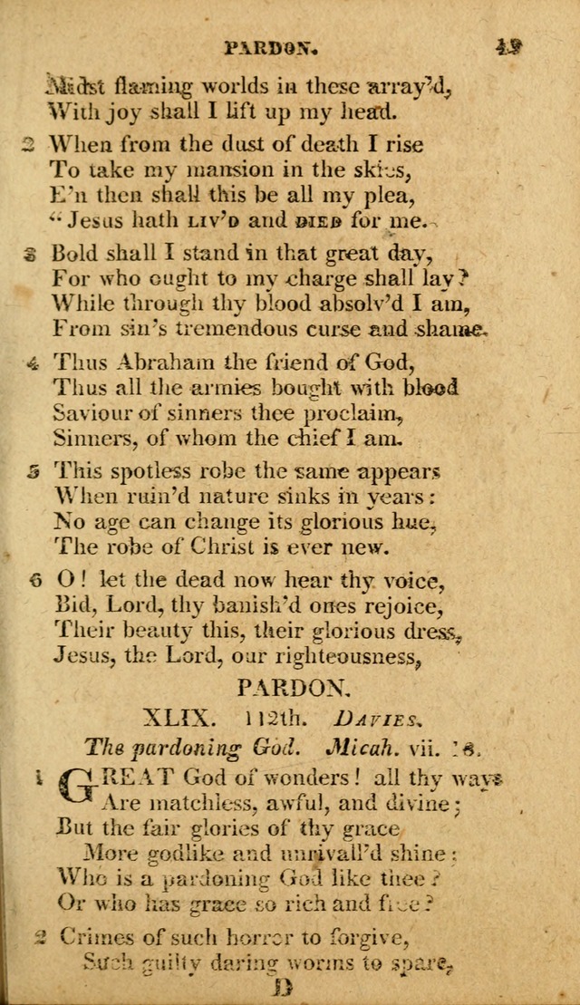 A Selection of Hymns and Spiritual Songs: in two parts, part I. containing the hymns; part II. containing the songs...(3rd ed. corr. and enl. by author) page 34