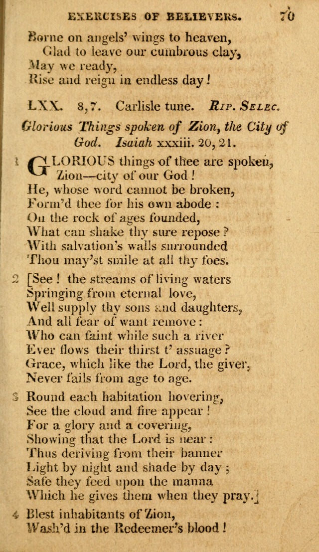 A Selection of Hymns and Spiritual Songs: in two parts, part I. containing the hymns; part II. containing the songs...(3rd ed. corr. and enl. by author) page 390