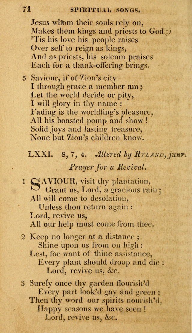 A Selection of Hymns and Spiritual Songs: in two parts, part I. containing the hymns; part II. containing the songs...(3rd ed. corr. and enl. by author) page 391