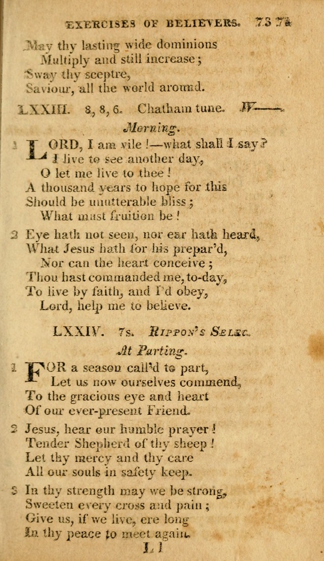 A Selection of Hymns and Spiritual Songs: in two parts, part I. containing the hymns; part II. containing the songs...(3rd ed. corr. and enl. by author) page 394