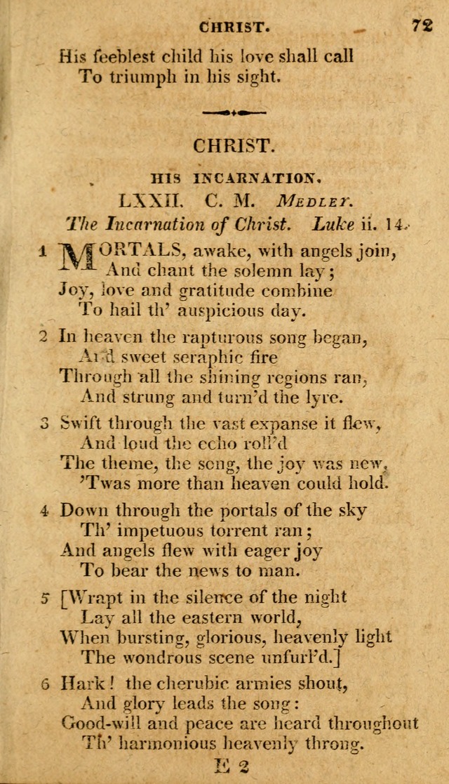 A Selection of Hymns and Spiritual Songs: in two parts, part I. containing the hymns; part II. containing the songs...(3rd ed. corr. and enl. by author) page 48