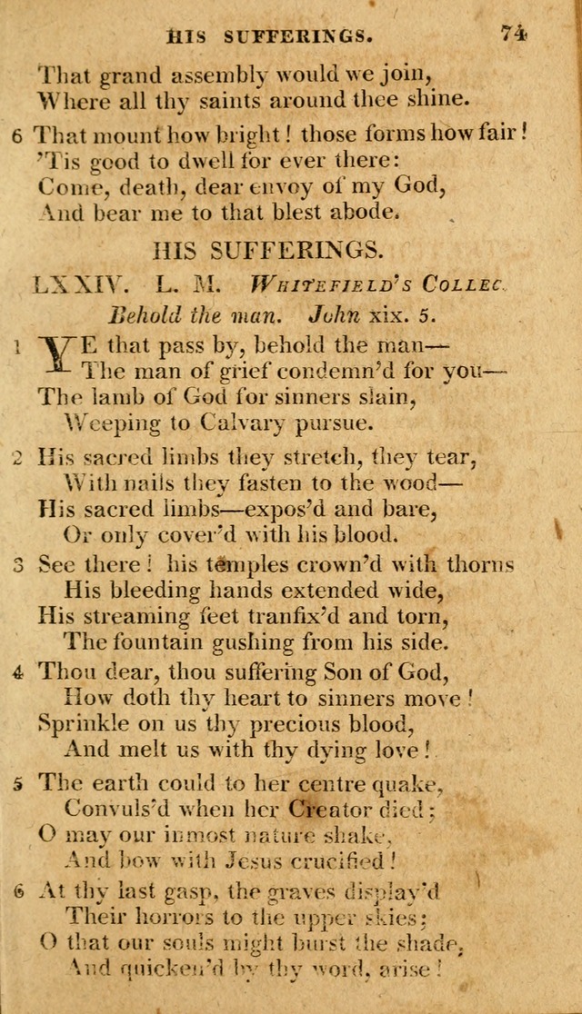 A Selection of Hymns and Spiritual Songs: in two parts, part I. containing the hymns; part II. containing the songs...(3rd ed. corr. and enl. by author) page 50