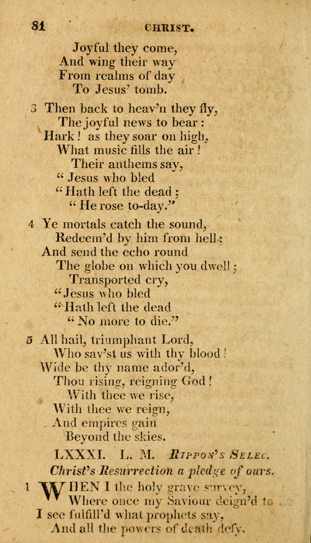 A Selection of Hymns and Spiritual Songs: in two parts, part I. containing the hymns; part II. containing the songs...(3rd ed. corr. and enl. by author) page 55