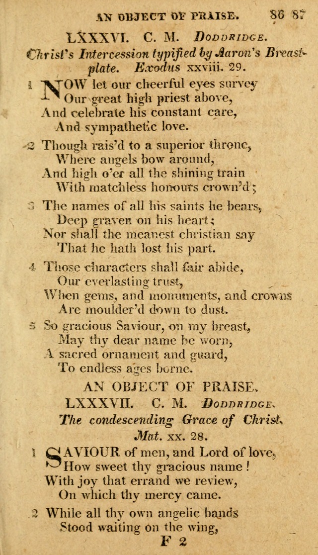 A Selection of Hymns and Spiritual Songs: in two parts, part I. containing the hymns; part II. containing the songs...(3rd ed. corr. and enl. by author) page 60