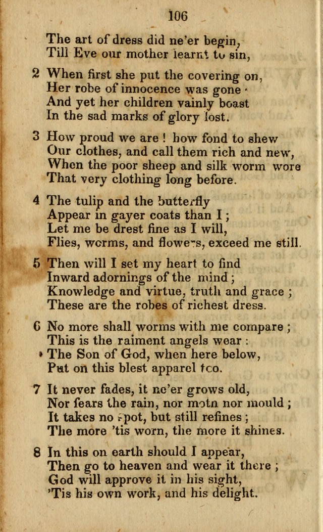 Selection of Hymns for the Sunday School Union of the Methodist Episcopal Church page 106