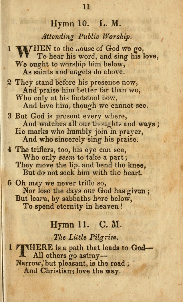 Selection of Hymns for the Sunday School Union of the Methodist Episcopal Church page 11