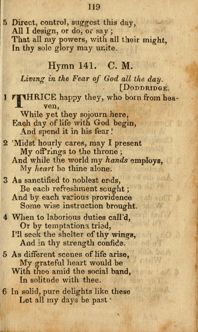 Selection of Hymns for the Sunday School Union of the Methodist Episcopal Church page 119