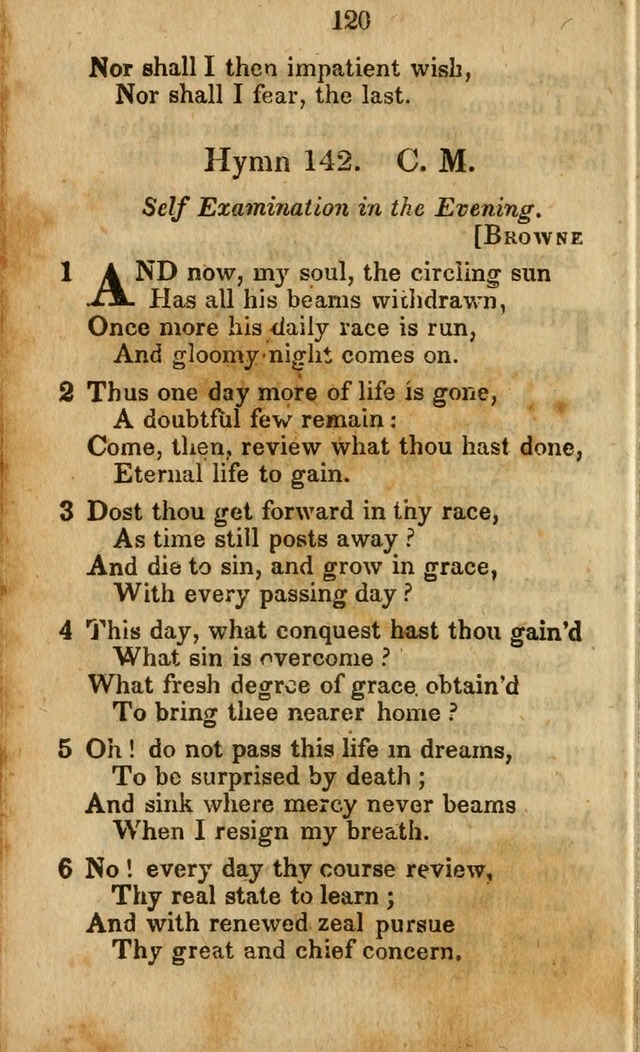 Selection of Hymns for the Sunday School Union of the Methodist Episcopal Church page 120