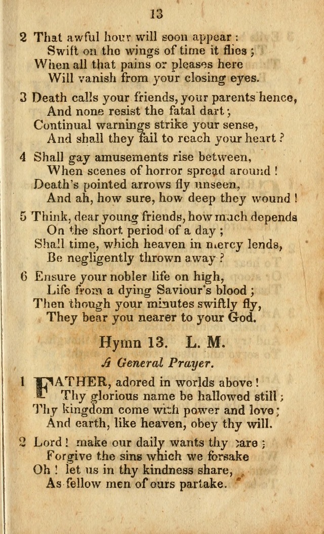 Selection of Hymns for the Sunday School Union of the Methodist Episcopal Church page 13