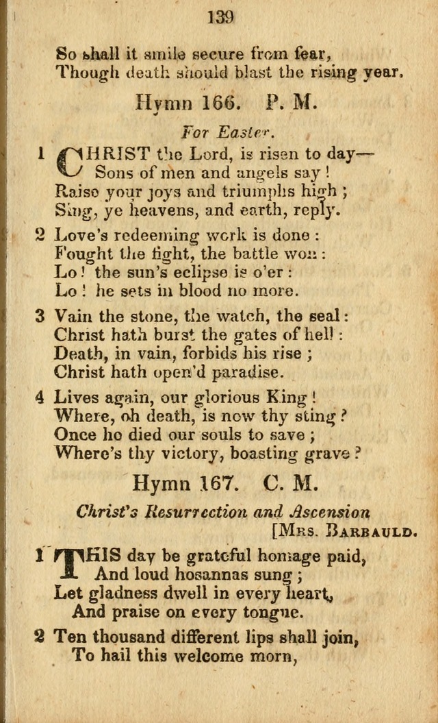 Selection of Hymns for the Sunday School Union of the Methodist Episcopal Church page 139