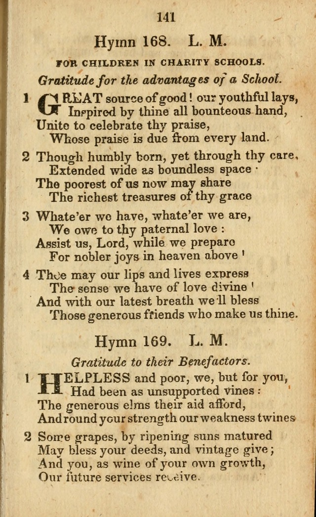 Selection of Hymns for the Sunday School Union of the Methodist Episcopal Church page 141