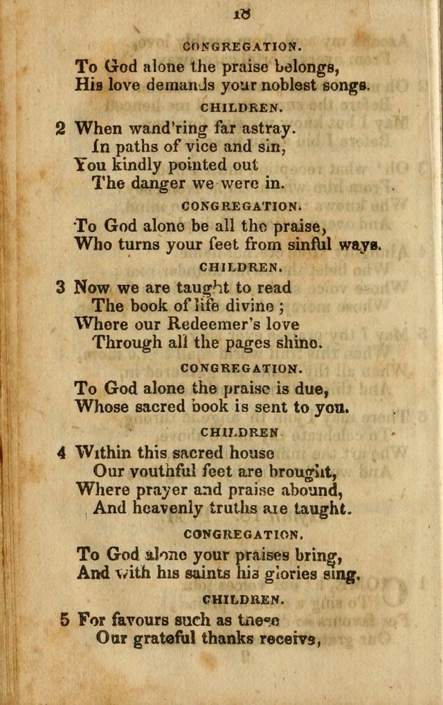 Selection of Hymns for the Sunday School Union of the Methodist Episcopal Church page 18