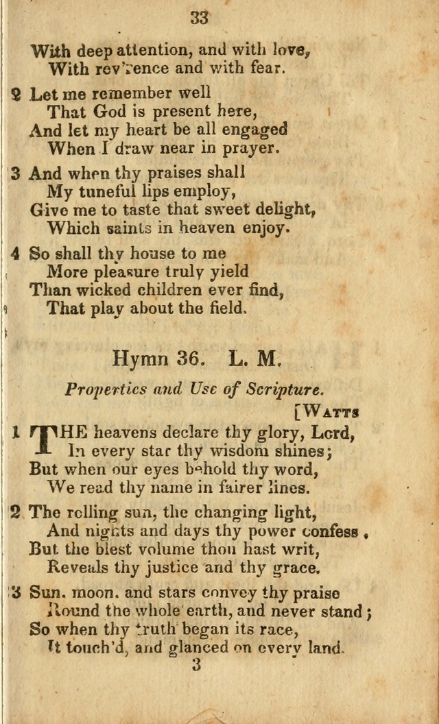 Selection of Hymns for the Sunday School Union of the Methodist Episcopal Church page 33