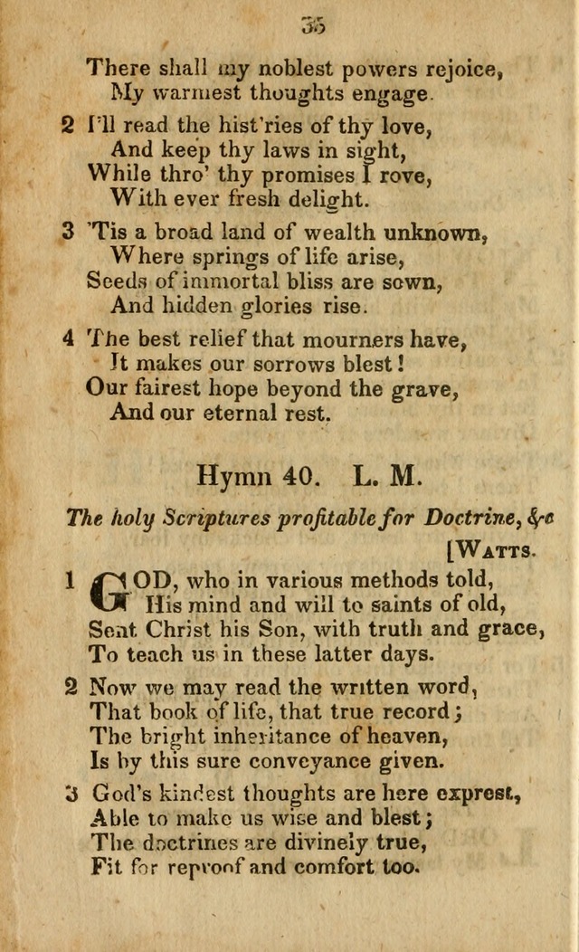 Selection of Hymns for the Sunday School Union of the Methodist Episcopal Church page 36