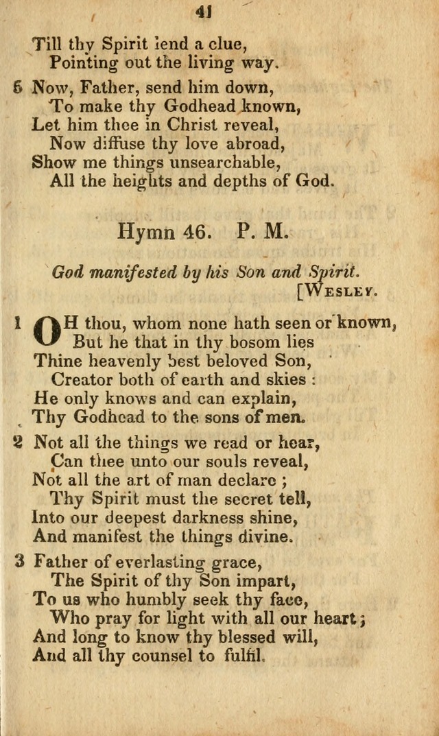 Selection of Hymns for the Sunday School Union of the Methodist Episcopal Church page 41