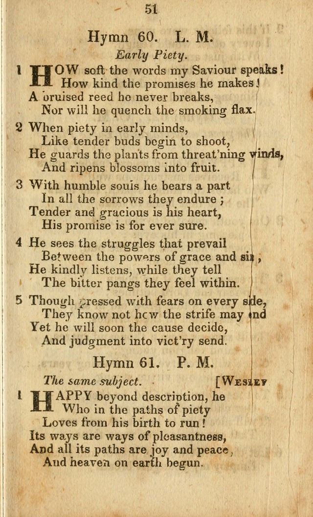 Selection of Hymns for the Sunday School Union of the Methodist Episcopal Church page 51