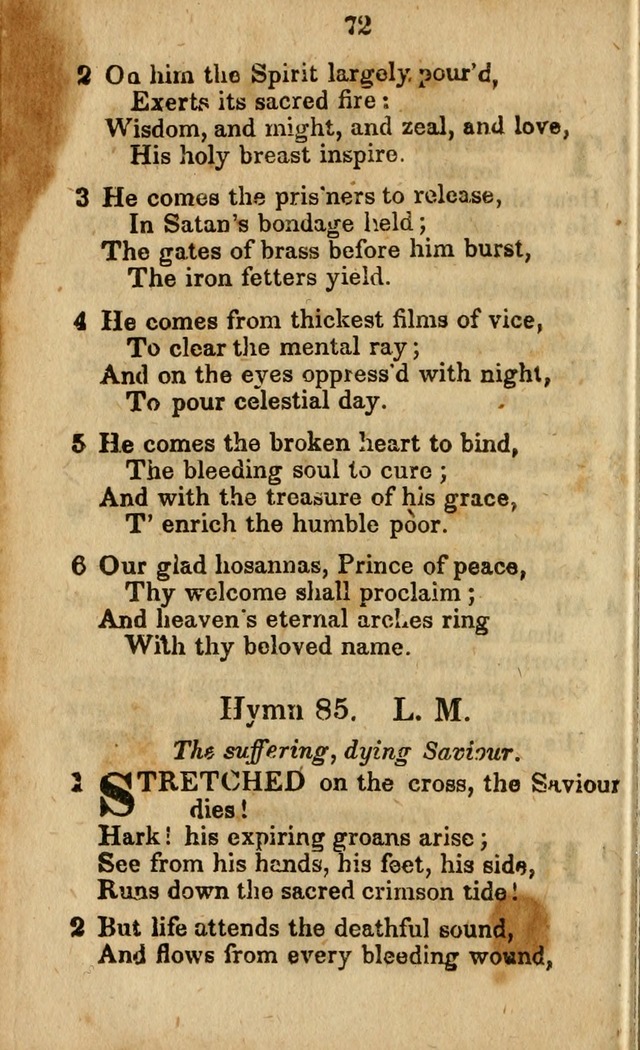 Selection of Hymns for the Sunday School Union of the Methodist Episcopal Church page 72