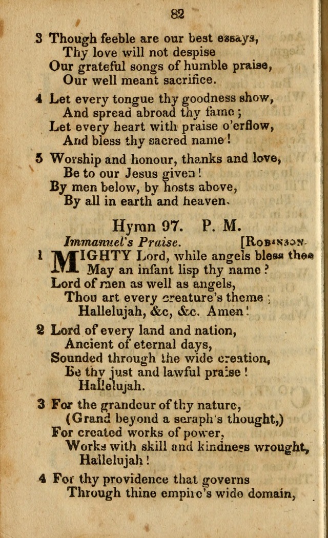 Selection of Hymns for the Sunday School Union of the Methodist Episcopal Church page 82