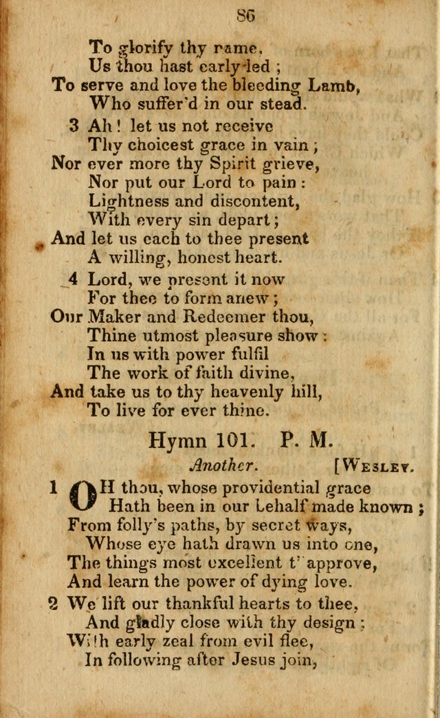 Selection of Hymns for the Sunday School Union of the Methodist Episcopal Church page 86