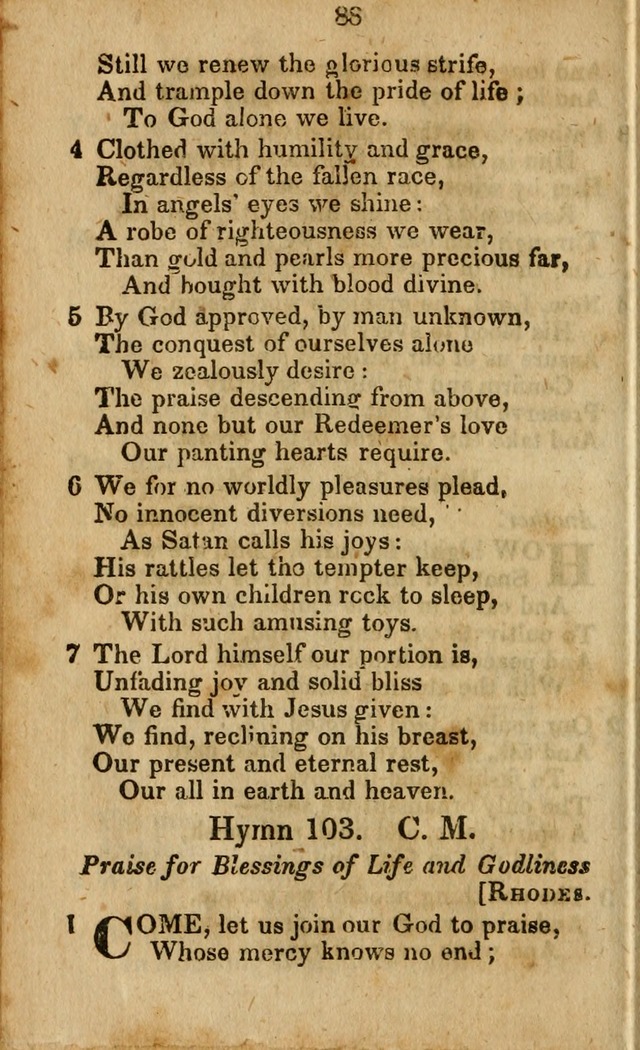 Selection of Hymns for the Sunday School Union of the Methodist Episcopal Church page 88