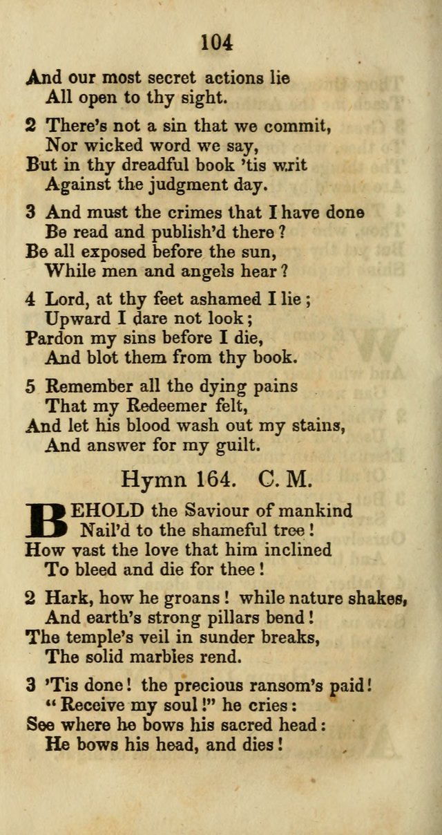 Selection of Hymns for the Sunday School Union of the Methodist Episcopal Church page 104