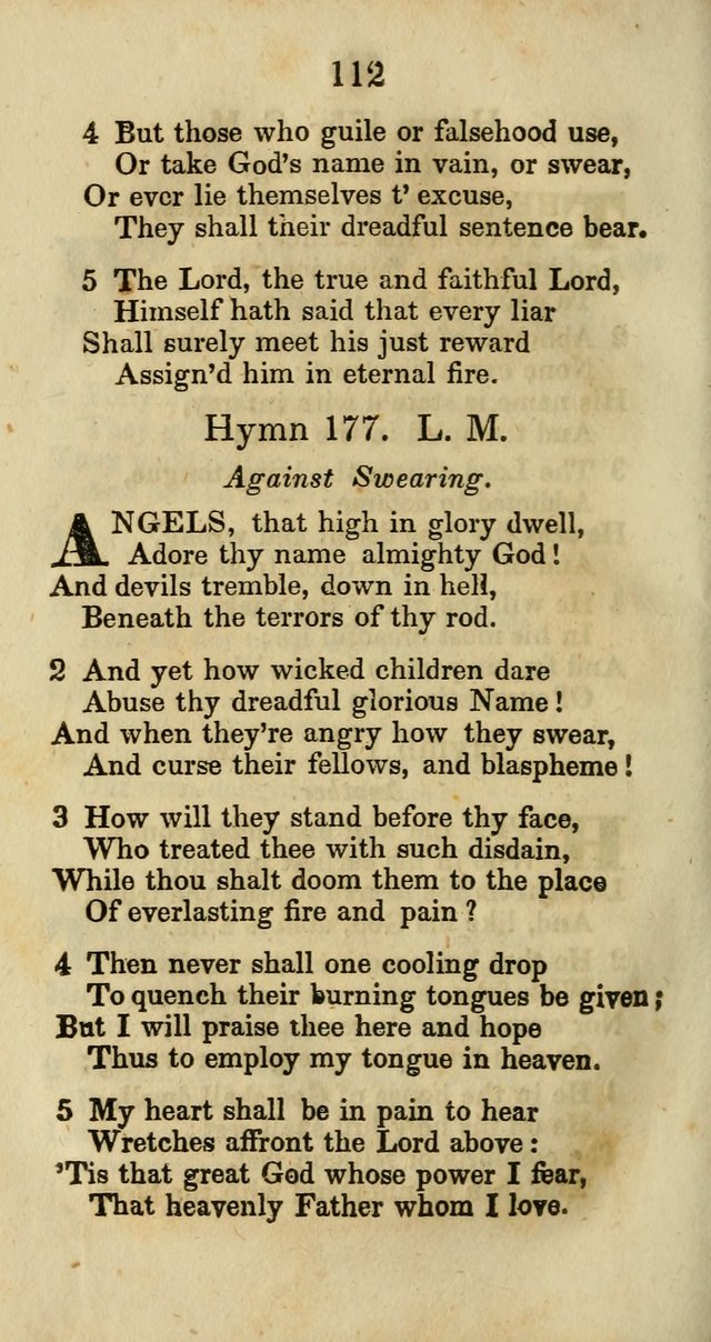 Selection of Hymns for the Sunday School Union of the Methodist Episcopal Church page 112